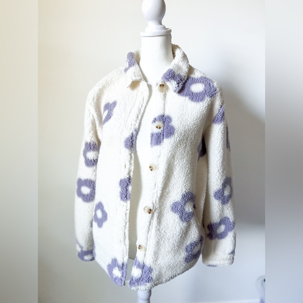 PacSun fleece floral jacket - Picture 2 of 12